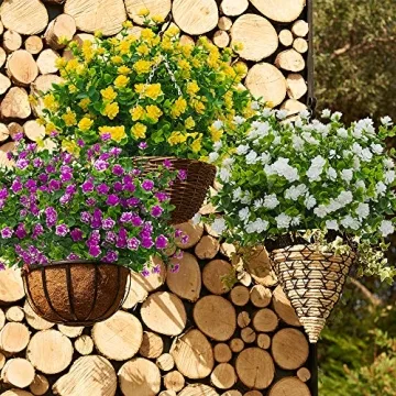 Vibrant UV Resistant Artificial Flowers for Home and Garden