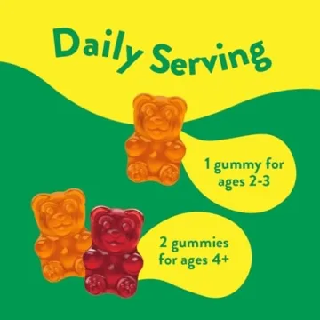 Kids Immune Support Gummy Vitamins - Vitamin C, D, Zinc