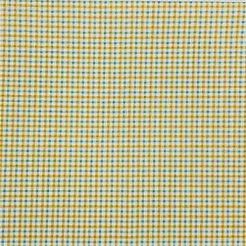 Sunflower Loquat Checked Quilting Fabric Fat Quarters,Yellow Cotton Fabric Bundles,7pcs 18 x 22 inches