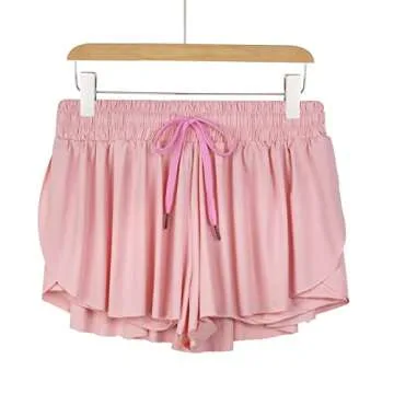 Flowy Womens Athletic Shorts Workout Running Gym Yoga Tennis Golf Skirt Butterfly Skort High Waist w...