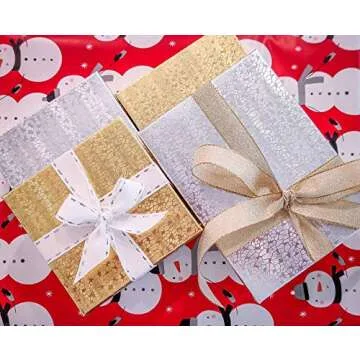 TheDisplayGuys - 25-Pack #82 Kraft Paper Cardboard Gift Boxes/Jewelry Cases w. Cotton Padding & Lid - Silver Foil - (8.0" x 2.0" x 1.0")