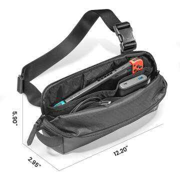 Tomtoc Compact EDC Sling Bag - Minimalist & Versatile