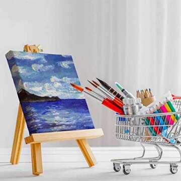 Versatile Wood Easels Set for Display and Painting