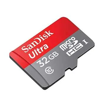 SanDisk Ultra 32GB Micro SD SDHC Memory Flash Card 2 Pack - UHS-I Class 10 SDSQUAR-032G-GN6MA Bundle with (2) Plastic Jewel Cases and (1) Everything But Stromboli Card Reader