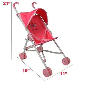 Unicorn Stroller for Kids Aged 1 to 3 Years - Durable Toy