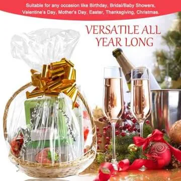 Quality Shrink Wrap Bags for All Occasion Gifts 20 Pack