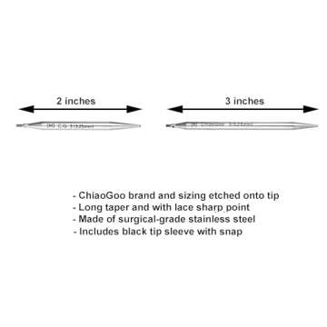 ChiaoGoo Twist Shorties Interchangeable Knitting Needles