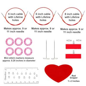 ChiaoGoo Twist Shorties Interchangeable Knitting Needles