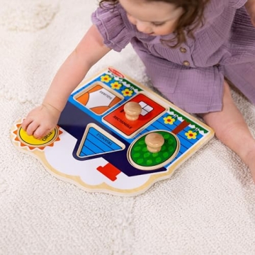 Melissa & Doug Jumbo Knob Wooden Puzzle For Toddlers 1-2