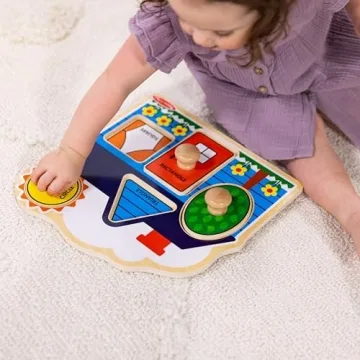 Melissa & Doug Jumbo Knob Wooden Puzzle For Toddlers 1-2