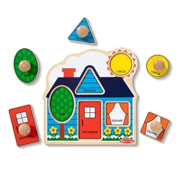 Melissa & Doug Jumbo Knob Wooden Puzzle For Toddlers 1-2