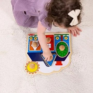 Melissa & Doug Jumbo Knob Wooden Puzzle For Toddlers 1-2