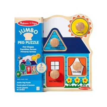 Melissa & Doug Jumbo Knob Wooden Puzzle For Toddlers 1-2