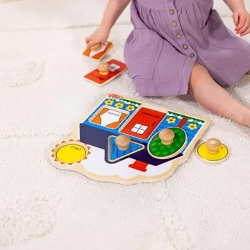 Melissa & Doug Jumbo Knob Wooden Puzzle For Toddlers 1-2