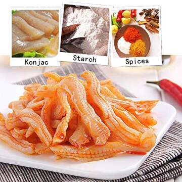 Weilong Latiao, Spicy Strip,Wei Long Konjac 20 Sachets / 360g Chinese Snack ,Chanmoyu,Moyushuang,卫龙辣条 馋魔芋 魔芋爽(Sichuan spicy麻辣)