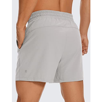 CRZ YOGA Men’s Quick Dry Workout Shorts for Active Lifestyle