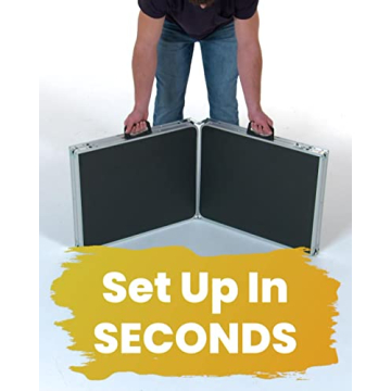 PARTYPONG 8-Foot Folding Beer Pong Table - High Times Edition