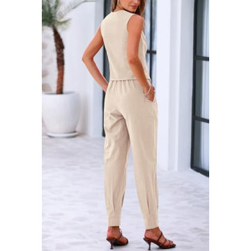 PRETTYGARDEN Women’s Summer 2 Piece Cotton Outfit Set