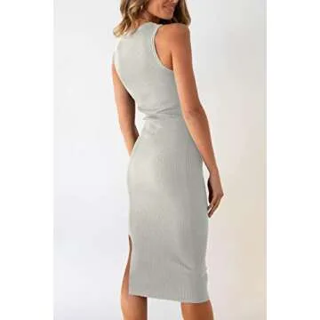 PRETTYGARDEN Women's Summer Midi Bodycon Dress