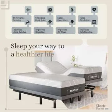 Sven & Son Adjustable Bed Base for Ultimate Sleep Comfort