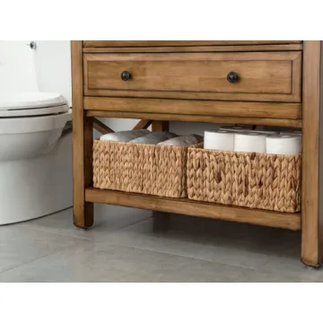 StorageWorks Versatile Wicker Storage Baskets Set of 3
