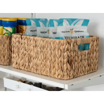 StorageWorks Versatile Wicker Storage Baskets Set of 3