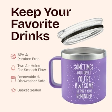 Stylish KLUBI Purple Coffee Mug for All Occasions