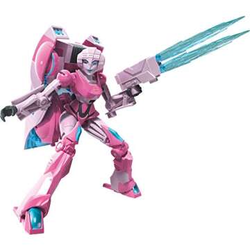 Transformers Toys Generations War for Cybertron: Earthrise Deluxe WFC-E17 Arcee Action Figure - Kids Ages 8 and Up, 5.5-inch
