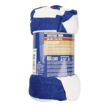 Northwest NBA Philadelphia 76ers Micro Raschel Throw Blanket, 46" x 60", Dimensional