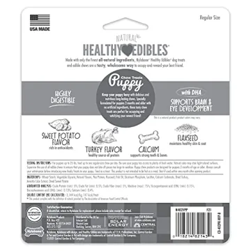 Healthy Edibles Natural Puppy Chews with DHA