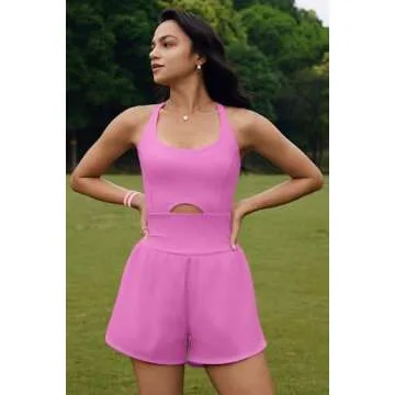 ReachMe Women's Stylish Workout Onesie Romper for All Occasions