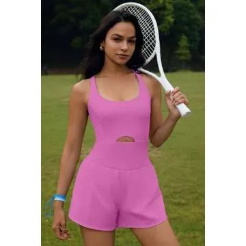 ReachMe Women's Stylish Workout Onesie Romper for All Occasions