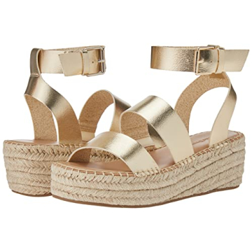 The Drop Women's Listilla Espadrille Wedge Sandal Gold