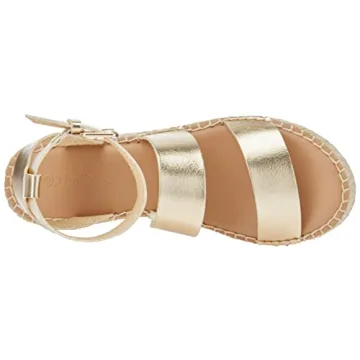 The Drop Women's Listilla Espadrille Wedge Sandal Gold
