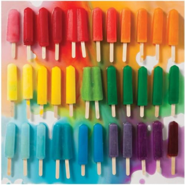 Galison 500 Piece Rainbow Popsicle Puzzle for Families