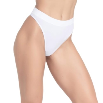 GRANKEE Women's Breathable Seamless Thong Panties Comfort