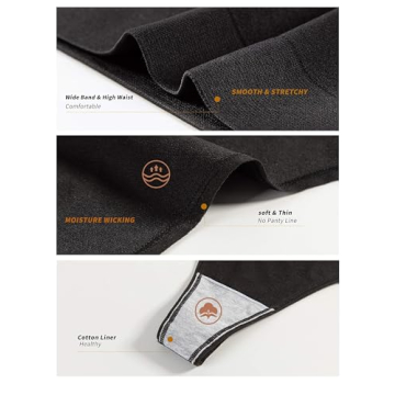 GRANKEE Women's Breathable Seamless Thong Panties Comfort