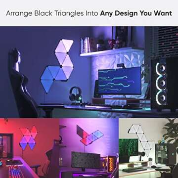 Nanoleaf Shapes Smart RGBW LED Wall Lights for Home & Gaming (9 Pack)