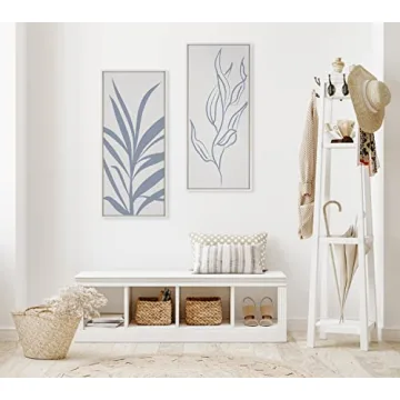 Mid Century Botanical Canvas Art by Kate and Laurel