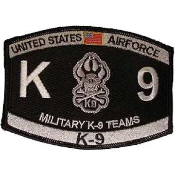 United States Air Force K-9 Teams Military Patch - Veteran Owned