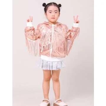Stunning CHENBAO Girls Sequin Jacket for Special Occasions