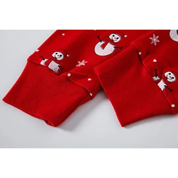 Matching Doll & Toddler Christmas Pajamas Set - Red