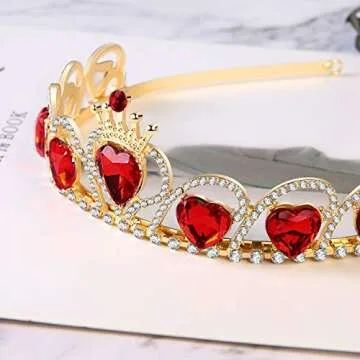 Descendants 4 Red Crown for Girls Halloween Costume