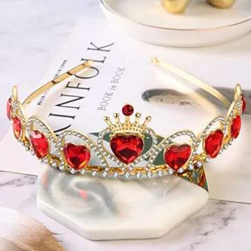 Descendants 4 Red Crown for Girls Halloween Costume