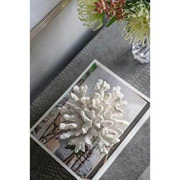 A & B Home 8.3" Decorative Coral Sculpture for Home Decor