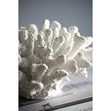 A & B Home 8.3" Decorative Coral Sculpture for Home Decor
