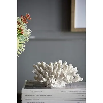 A & B Home 8.3" Decorative Coral Sculpture for Home Decor