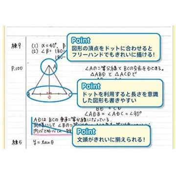 KOKUYO Campus Notebooks Semi-B5 Pre-Dotted, 6 mm Ruled, 30 Sheets - 60 Pages, Vitamin Colors (1 set/vitamin color)