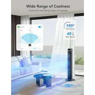 GoveeLife 42'' Smart Tower Fan - Quiet, Efficient Cooling