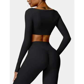 YEOREO Kyla Women's Stylish Crop Top for Yoga and More